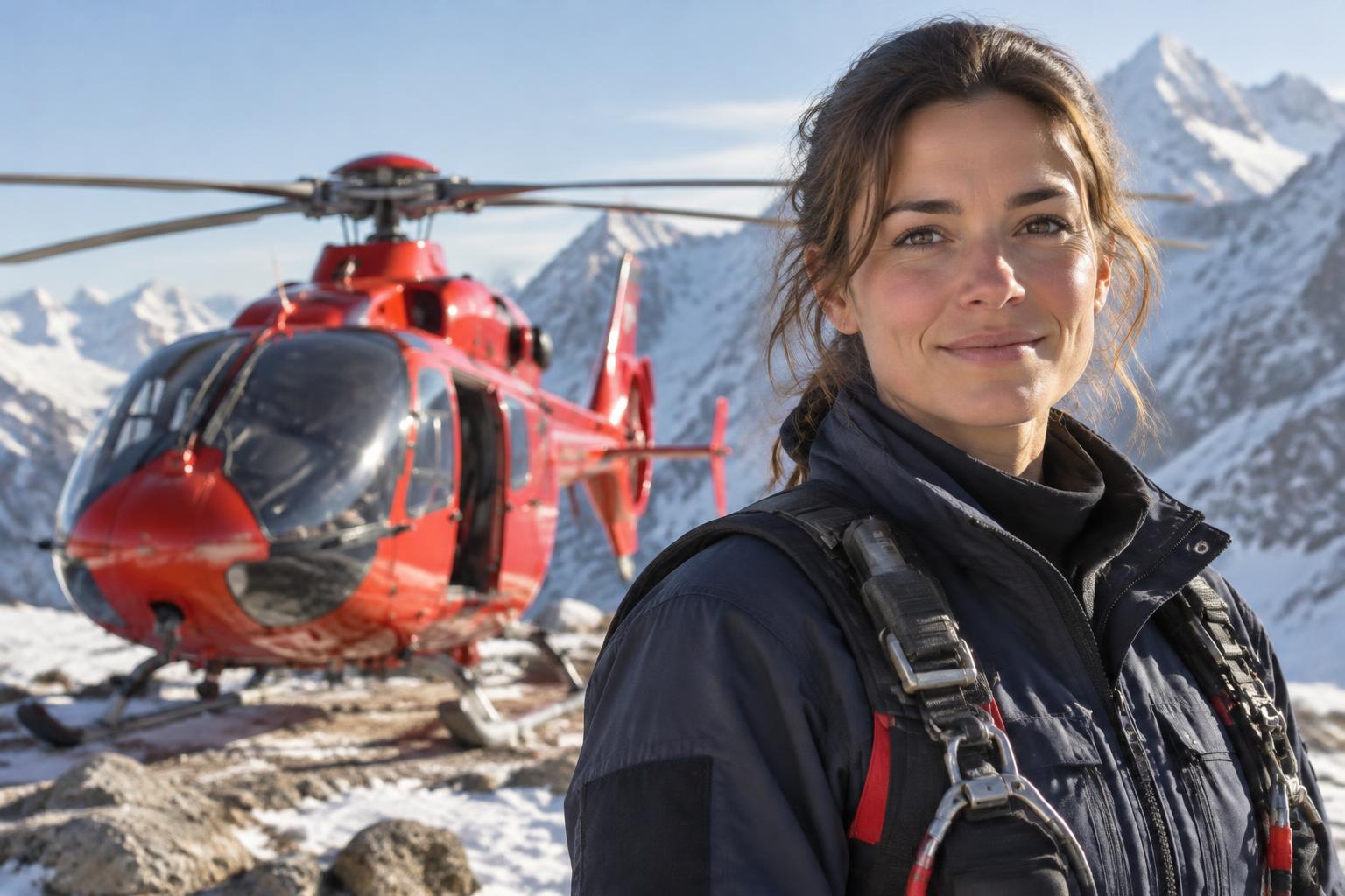 Sarah, Pilote d’hélicoptère de secours