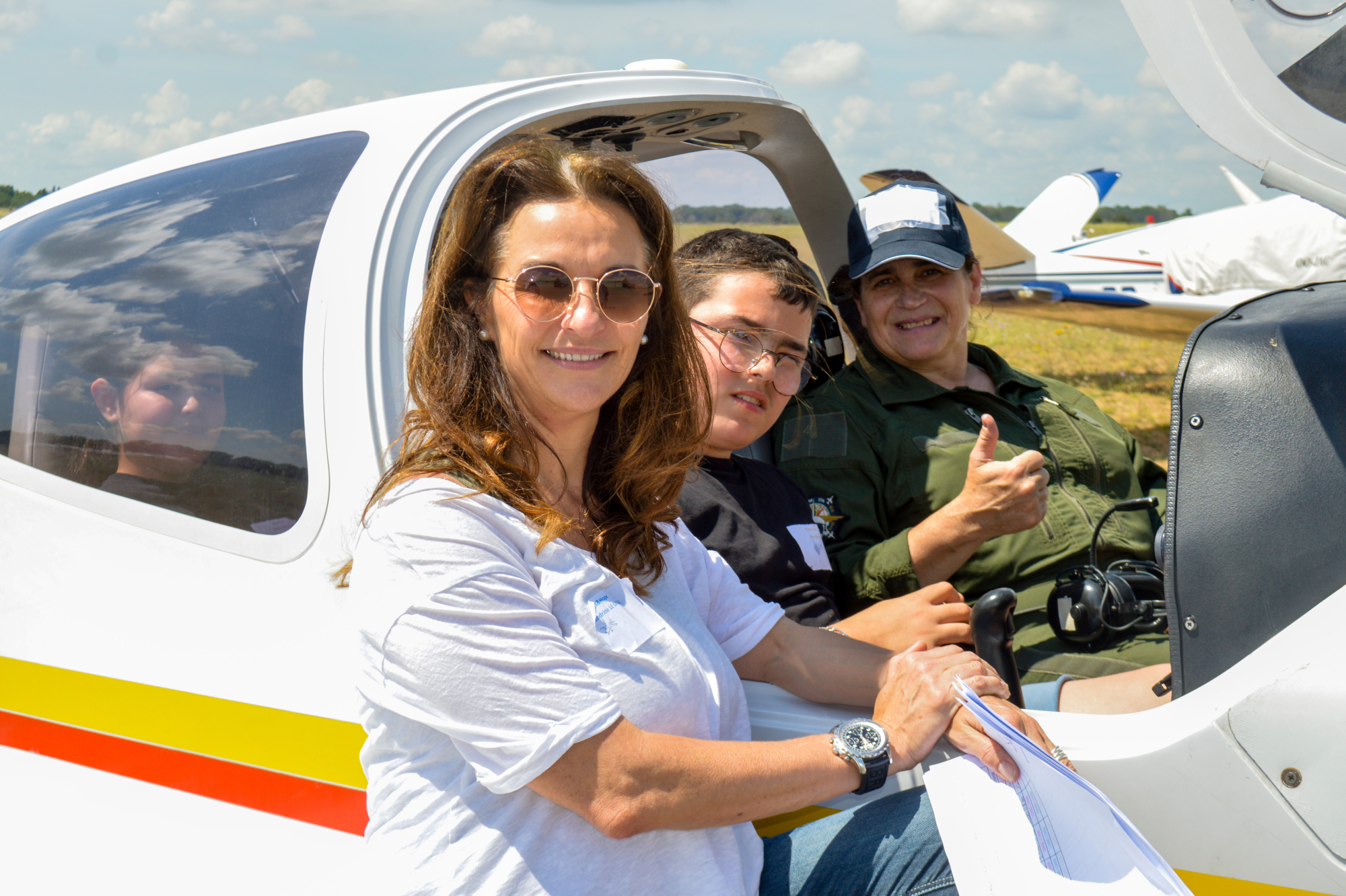 Sandrine Le Galliard, Pilote Privé